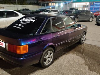 1991 Audi 80 IV (B3), синий, 450000 рублей, вид 3