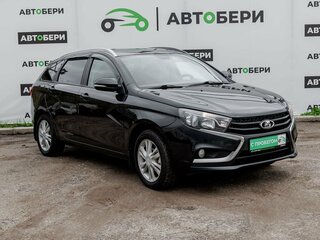 2019 Lada (ВАЗ) Vesta SW I, чёрный, 1009000 рублей, вид 4