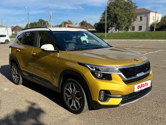 2021 Kia Seltos I, жёлтый, 2300000 рублей - вид 1
