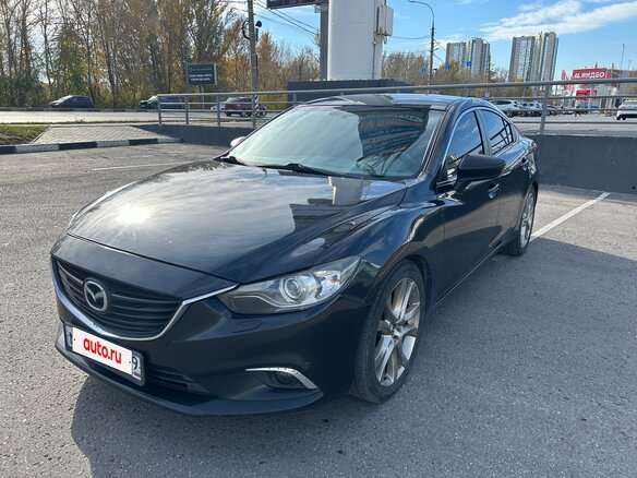 2012 Mazda 6 III (GJ), чёрный, 1130000 рублей - вид 1