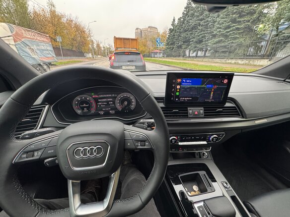 2023 Audi Q5 L 40 TFSI II (FY) Рестайлинг, чёрный - вид 5