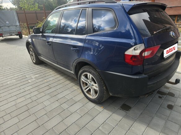 2004 BMW X3 30i I (E83), синий, 850000 рублей - вид 2