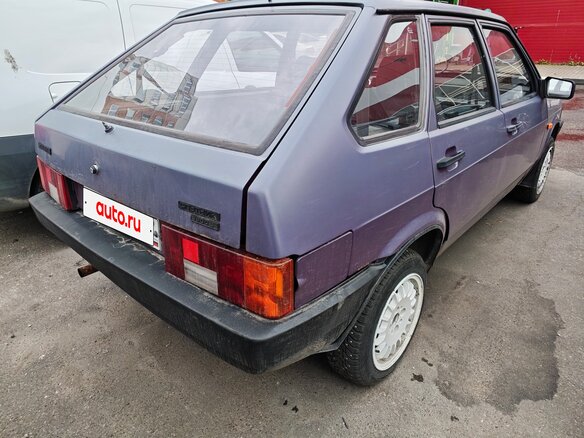 1993 Lada (ВАЗ) 2109, пурпурный, 105000 рублей - вид 3