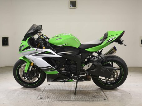 2014 Kawasaki ZX-6R Ninja, зелёный, 780000 рублей, вид 3