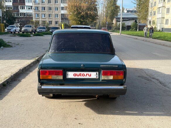 2001 Lada (ВАЗ) 2107, синий, 75000 рублей - вид 9