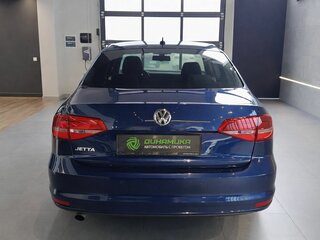 2015 Volkswagen Jetta VI Рестайлинг, синий, 1069000 рублей, вид 4