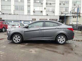 2016 Hyundai Solaris I Рестайлинг, серый, 639000 рублей, вид 2