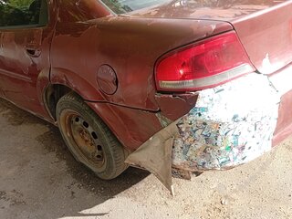 2001 Chrysler Sebring II, пурпурный, 110000 рублей, вид 3