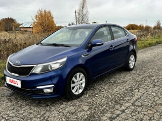 2015 Kia Rio III Рестайлинг, синий, 950000 рублей, вид 1