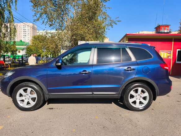 2008 Hyundai Santa Fe II, синий, 1250000 рублей - вид 16