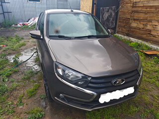 2019 Lada (ВАЗ) Granta I Рестайлинг, коричневый, 625000 рублей, вид 4