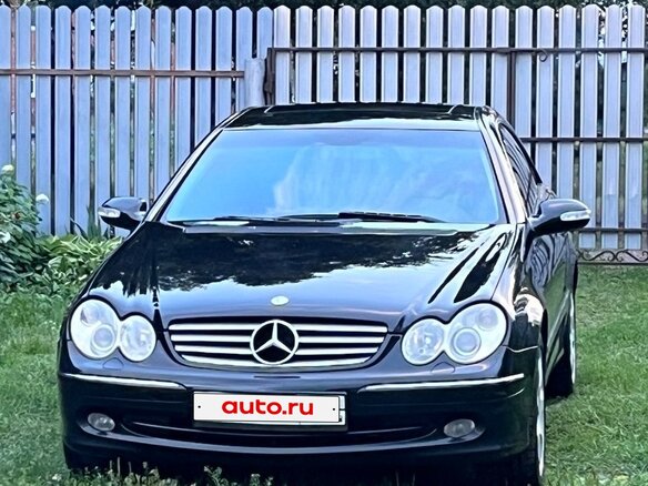 2003 Mercedes-Benz CLK-Класс 320 II (W209), чёрный, 1550000 рублей - вид 8