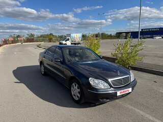1999 Mercedes-Benz S-Класс 320 IV (W220), чёрный, 450000 рублей, вид 3