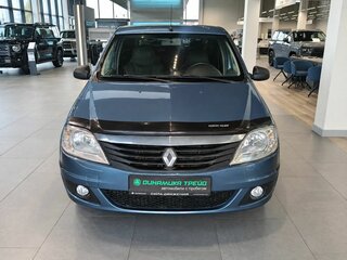 2012 Renault Logan I Рестайлинг, синий, 459000 рублей, вид 2