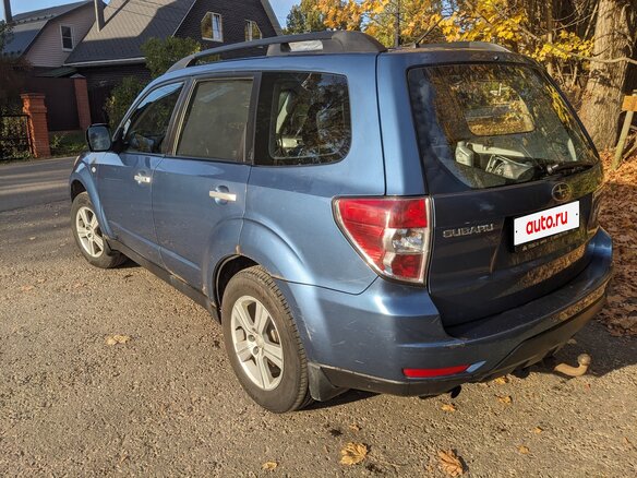 2008 Subaru Forester III, синий, 750000 рублей - вид 3