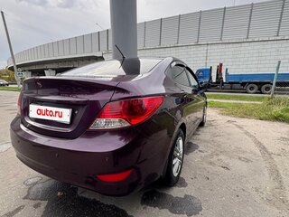 2011 Hyundai Solaris I, фиолетовый, 750000 рублей, вид 4