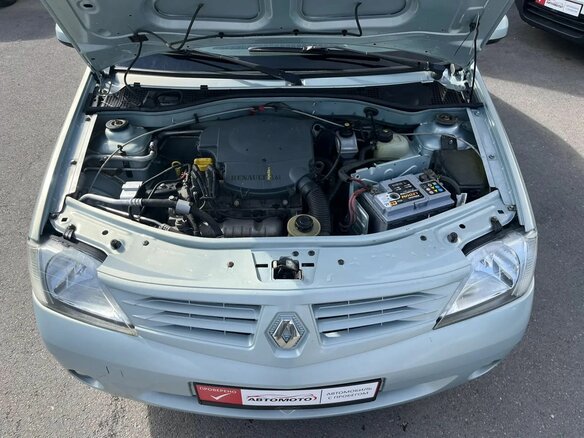 2007 Renault Logan I, серый, 384000 рублей - вид 4