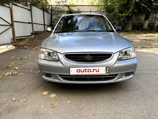 2008 Hyundai Accent ТагАЗ II, серебристый, 410000 рублей, вид 3