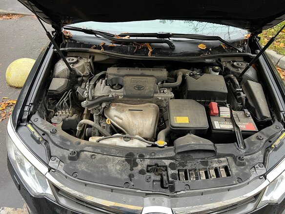 2015 Toyota Camry VII (XV50) Рестайлинг, чёрный, 2300000 рублей - вид 10