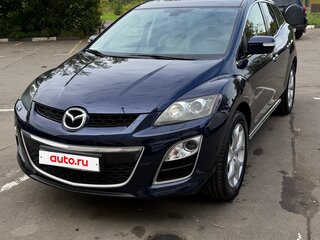 2010 Mazda CX-7 I Рестайлинг, синий, 990000 рублей, вид 2
