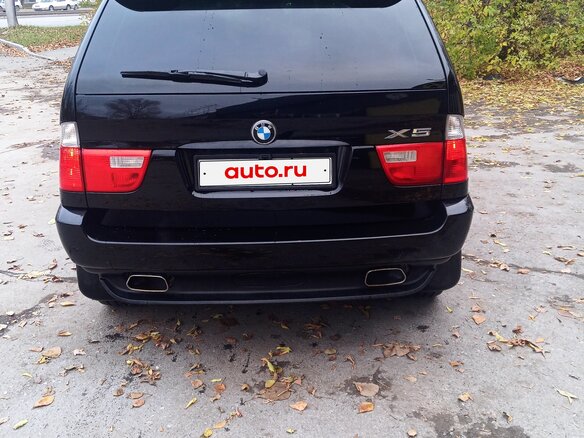 2005 BMW X5 3.0i I (E53) Рестайлинг, чёрный, 1350000 рублей - вид 4
