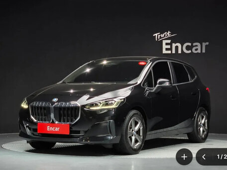 2022 BMW 2 серии Active Tourer 218d U06, чёрный, 2650000 рублей, вид 2