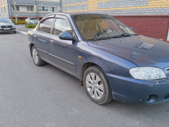 2006 Kia Spectra I Рестайлинг 2, синий, 320000 рублей - вид 1
