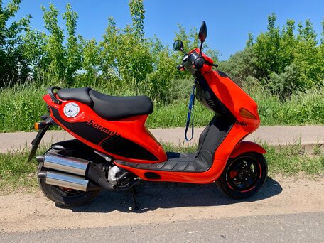 1997 Italjet Dragster 125, оранжевый, 499000 рублей, вид 3