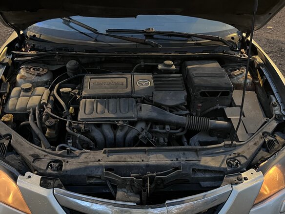 2007 Mazda 3 I (BK) Рестайлинг, серый, 370000 рублей - вид 13