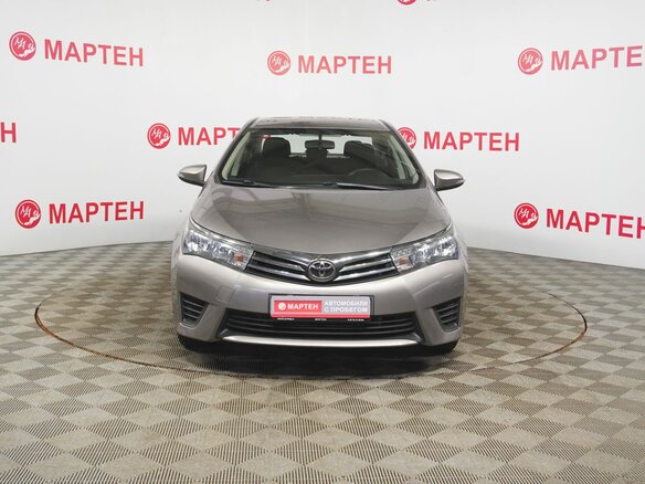 2013 Toyota Corolla XI (E160, E170, E180), бежевый, 1423000 рублей - вид 2