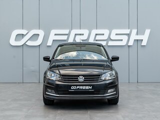 2017 Volkswagen Polo V Рестайлинг, чёрный, 930000 рублей, вид 3