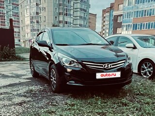 2016 Hyundai Solaris I Рестайлинг, чёрный, 1090000 рублей, вид 3