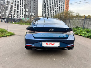2020 Hyundai Elantra VII (CN7), синий, 1820000 рублей, вид 2