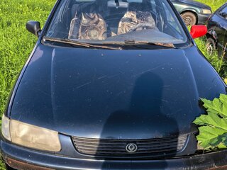 1995 Mazda 323 V (BA), синий, 30000 рублей, вид 1
