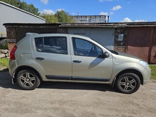 2013 Renault Sandero I, бежевый, 466000 рублей, вид 4