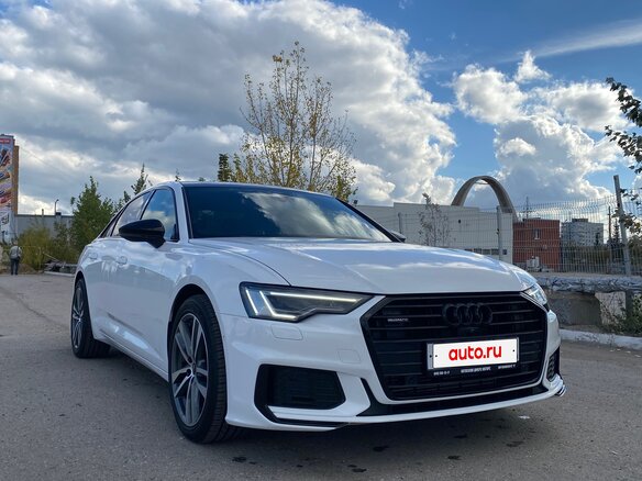 2021 Audi A6 45 TFSI V (C8), белый, 3990000 рублей - вид 5