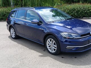 2018 Volkswagen Golf VII Рестайлинг, синий, 1495000 рублей, вид 3