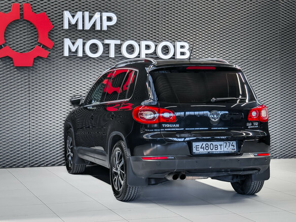 2011 Volkswagen Tiguan I Рестайлинг, чёрный, 1280000 рублей - вид 5