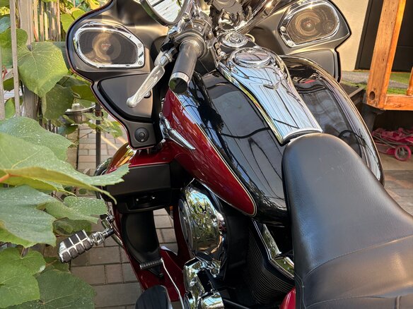 2009 Kawasaki VN1700 Vulcan, красный, 670000 рублей - вид 10