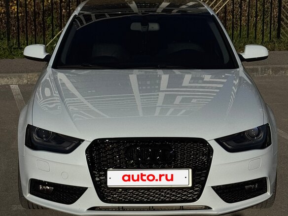 2015 Audi A4 IV (B8) Рестайлинг, белый, 1850000 рублей - вид 1
