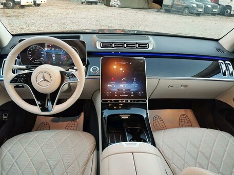 2021 Mercedes-Benz S-Класс 450 4MATIC VII (W223), чёрный, 9600000 рублей, вид 5