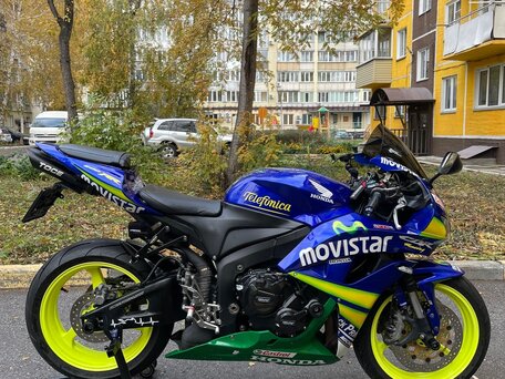 2008 Honda CBR 600RR, синий, 690000 рублей, вид 4