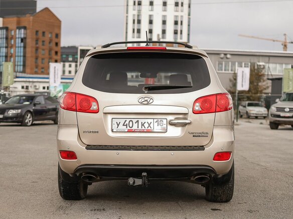 2008 Hyundai Santa Fe II, бежевый, 949000 рублей - вид 5