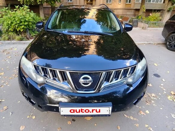 2010 Nissan Murano II (Z51), чёрный - вид 1