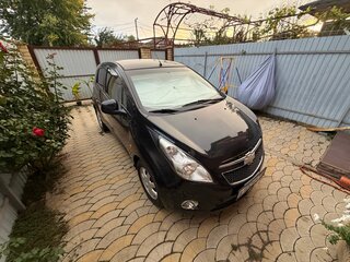 2012 Chevrolet Spark III, чёрный, 670000 рублей, вид 3