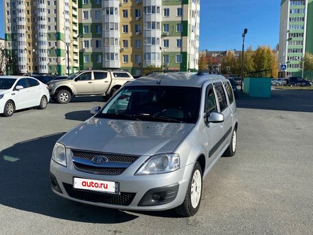 2015 Lada (ВАЗ) Largus I, серебристый, 750000 рублей, вид 2