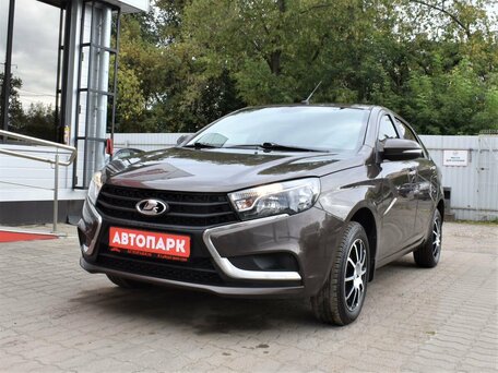 2018 Lada (ВАЗ) Vesta I, коричневый, 859000 рублей, вид 4