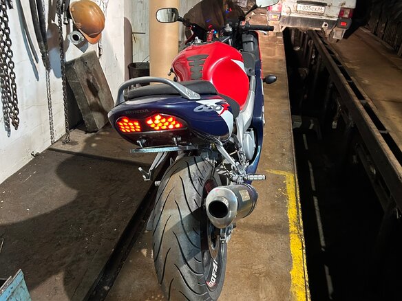 2002 Honda CBR 600F, синий, 470000 рублей - вид 15