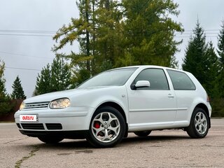 1998 Volkswagen Golf IV, белый, 420000 рублей, вид 1