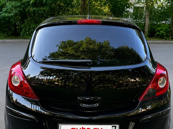 2007 Opel Corsa D, чёрный, 550000 рублей - вид 1